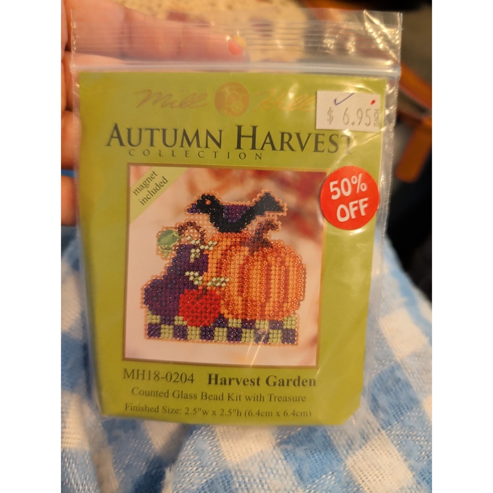 New Kit Mill Hill Glass Counted Bead Autumn Harvest MH18-0204 Harvest Garden